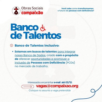 A Inclusão no Mercado de Trabalho!