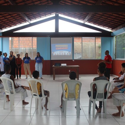 Palestra Sobre Profissões movimenta o Projeto Arte, Cultura e Esporte!