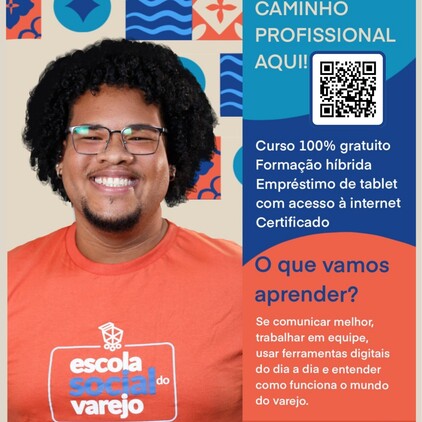 Inscrições abertas para o curso gratuito da Escola Social do Varejo! 🎓 🚀