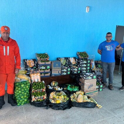 Compaixão recebe 600 kg de alimentos do programa Bahia Sem Fome