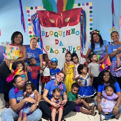 Unidades de ensino das Obras Compaixão celebram o Carnaval com foco na integração e ludicidade.