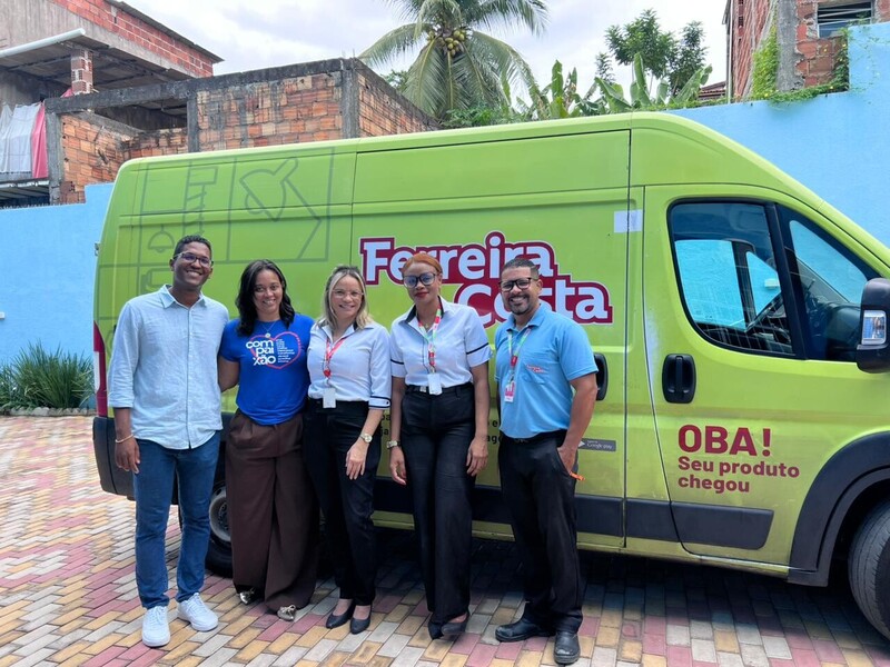 Solidariedade que Nutre: Obras Compaixão recebem doação de alimentos do Grupo Ferreira Costa