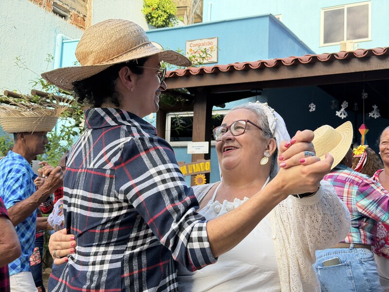 Arraiá da Compaixão promove tarde de alegria, integração e valorização da pessoa idosa